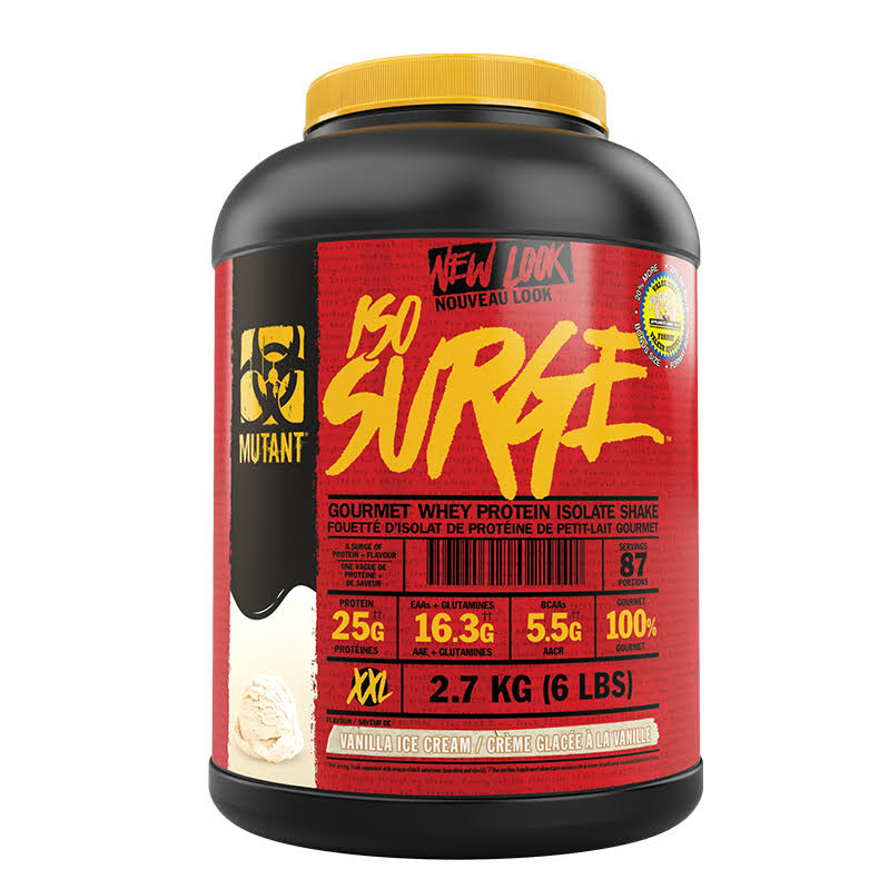 Mutant Iso Surge Whey Isolate - 6lb, Brownie