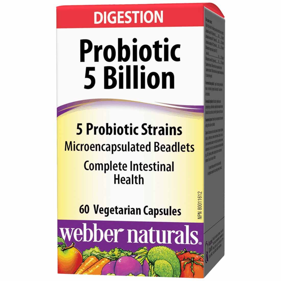 Webber Naturals Complete Probiotic Supplement - 60ct