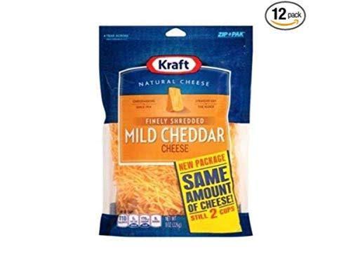 Kraft Finely Shredded Mild Cheddar Cheese - 8oz