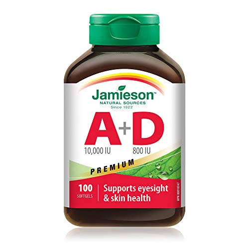 Jamieson Vitamin a & D Fortified Dietary Supplement - 100 Softgels