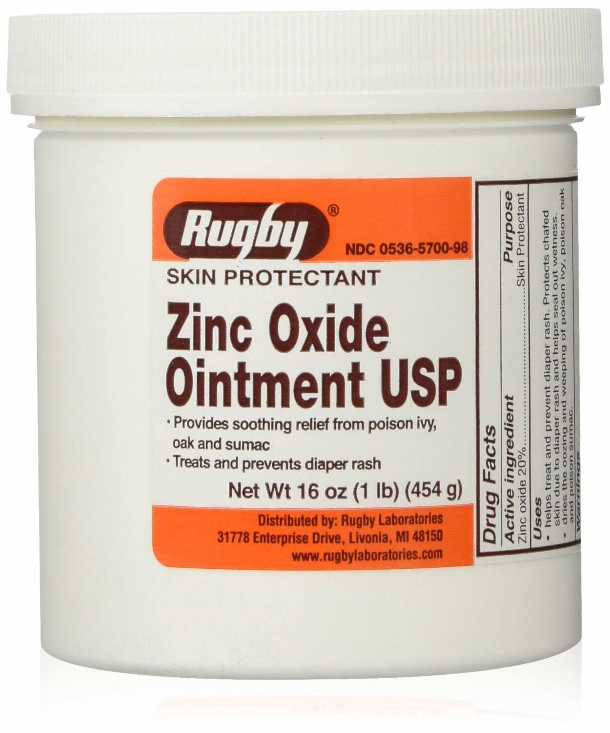 Rugby Zinc Oxide Ointment - 1lbs