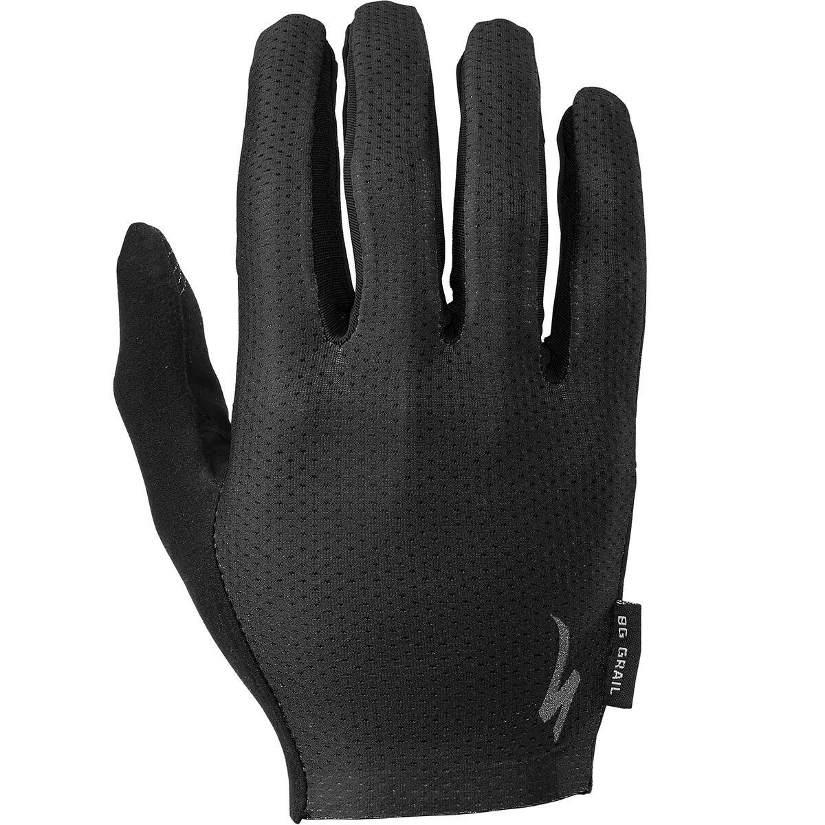 Specialized Grail Long Finger Gloves (Colour: Black, Size: Large)