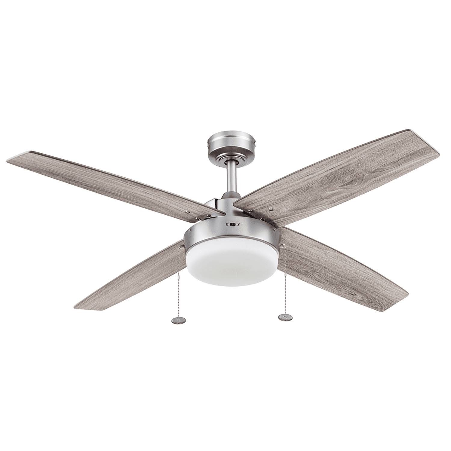 52" Prominence Home Memphis Ceiling Fan, Pewter