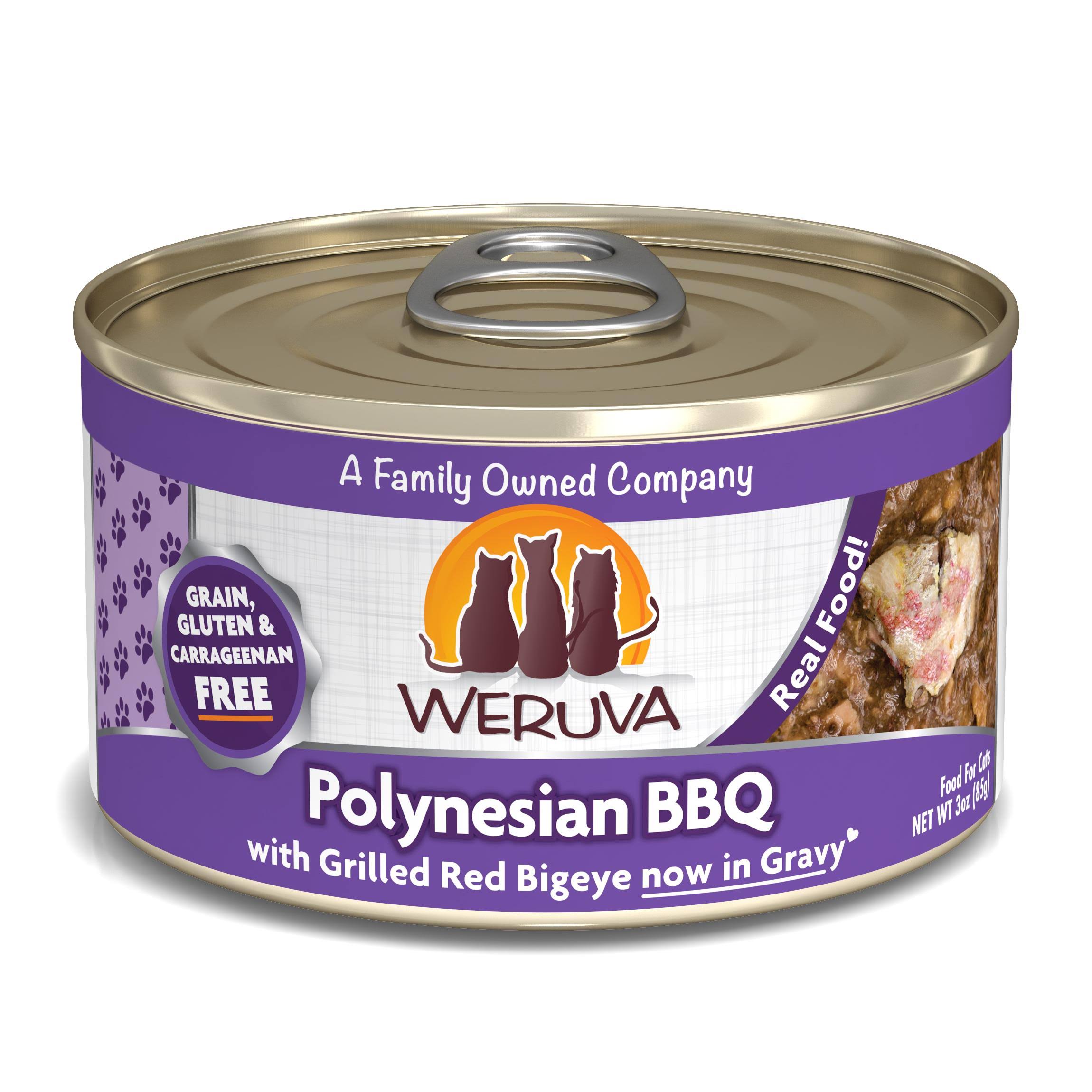 Weruva Canned Cat Food - Polynesian BBQ With Grilled Red Big Eye