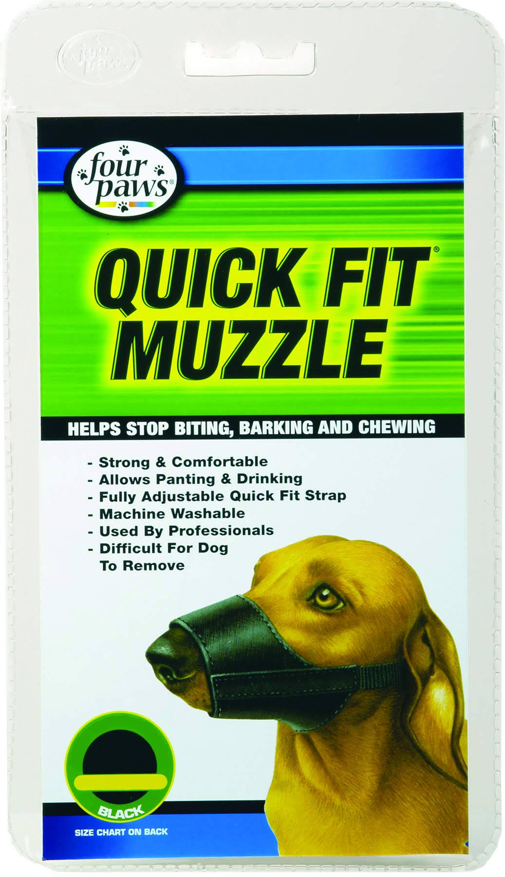 Four Paws Products Quick Fit Dog Muzzle - Size 2