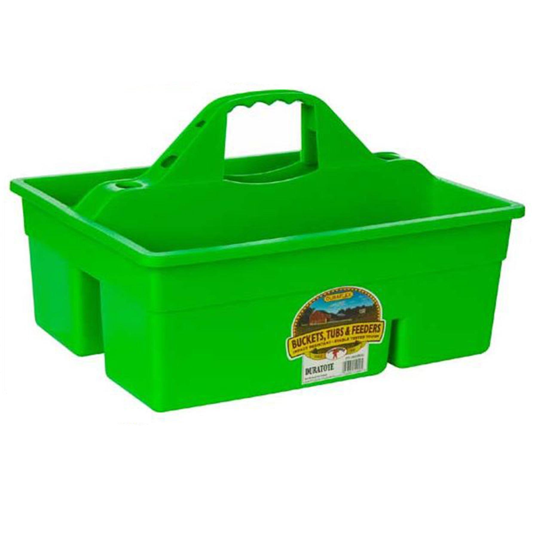 Miller Plastic Dura Tote - Lime Green