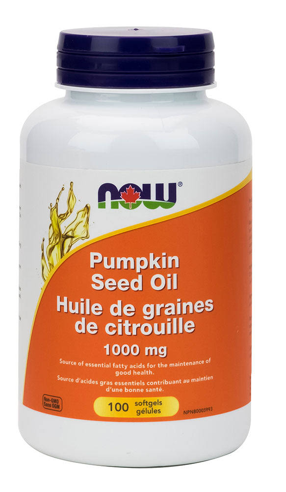 Now Pumpkin Seed Oil Supplement - 100 Softgels