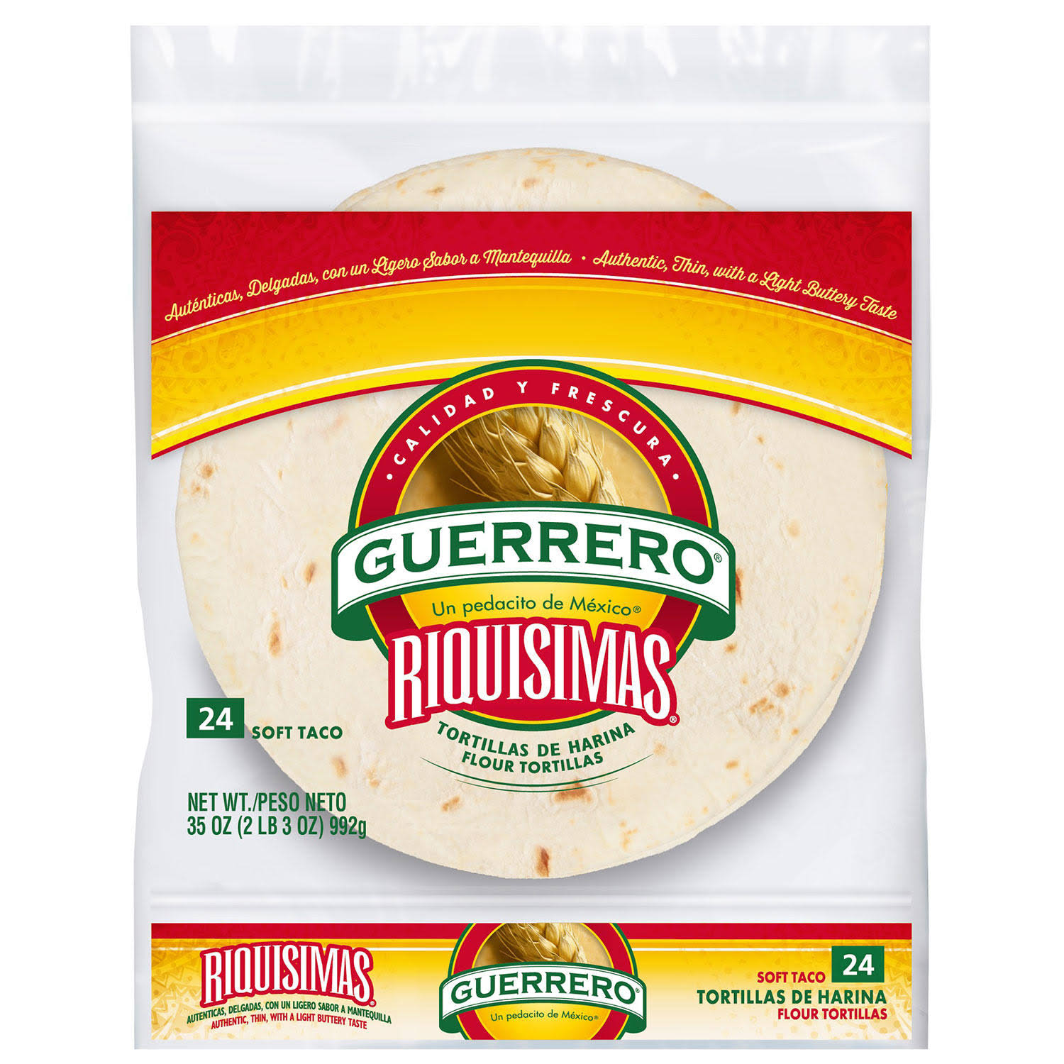 Gruma Guerrero Soft Taco Flour Tortillas - 35oz