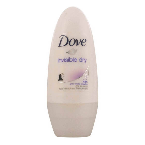 Dove Women's Invisible Dry 48h Anti Perspirant Roll on Deodorant - 50ml