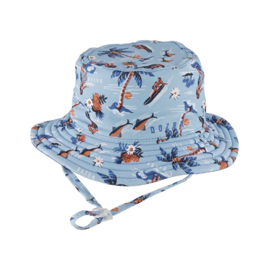 Dozer Baby Bucket Hat - Makai - Large