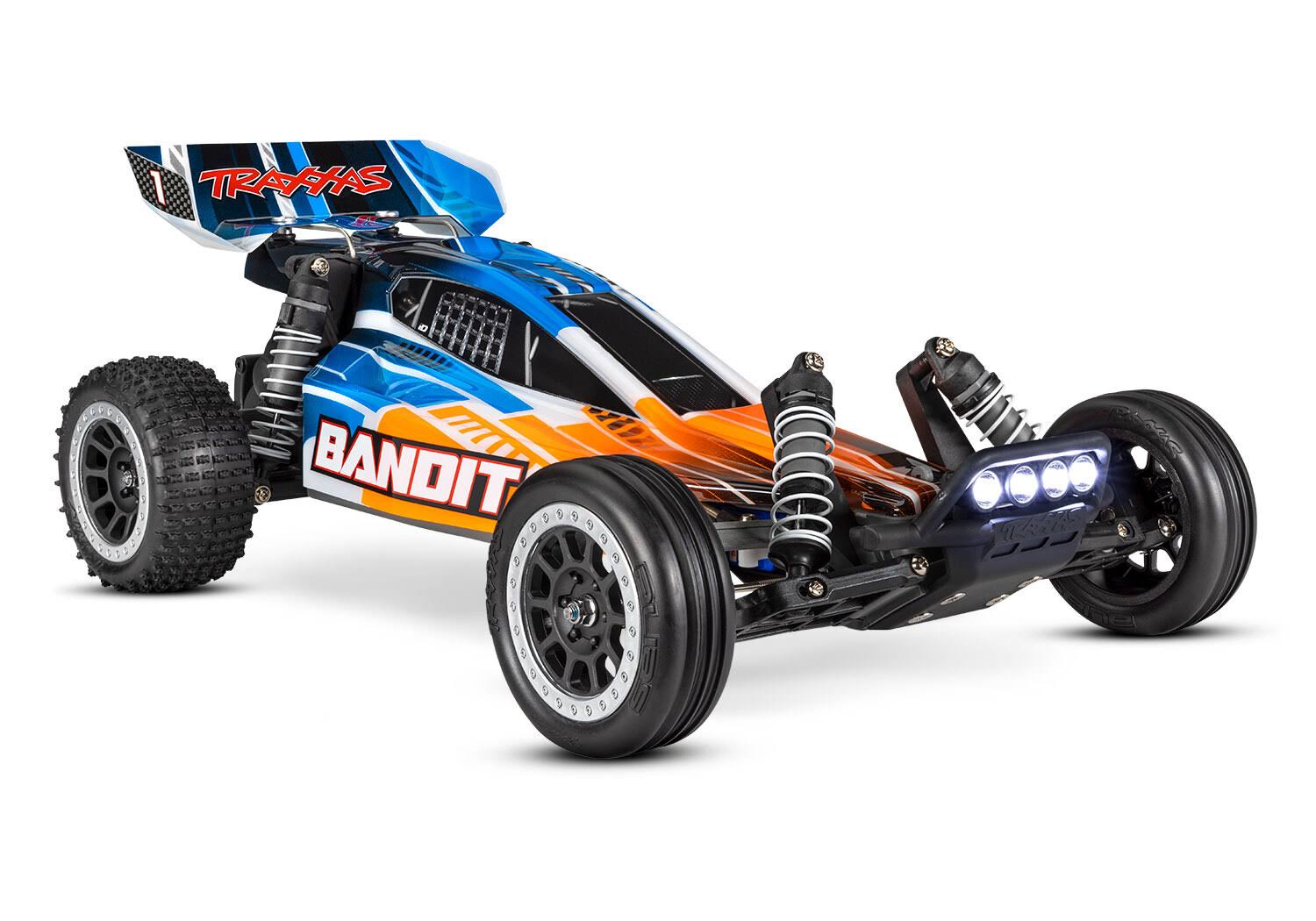 Traxxas Bandit 1/10 XL-5 2WD RC Buggy with LED Lighting Orange 24054-61 - Default Title