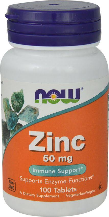 Now Foods Zinc Supplement - 100 Tablets