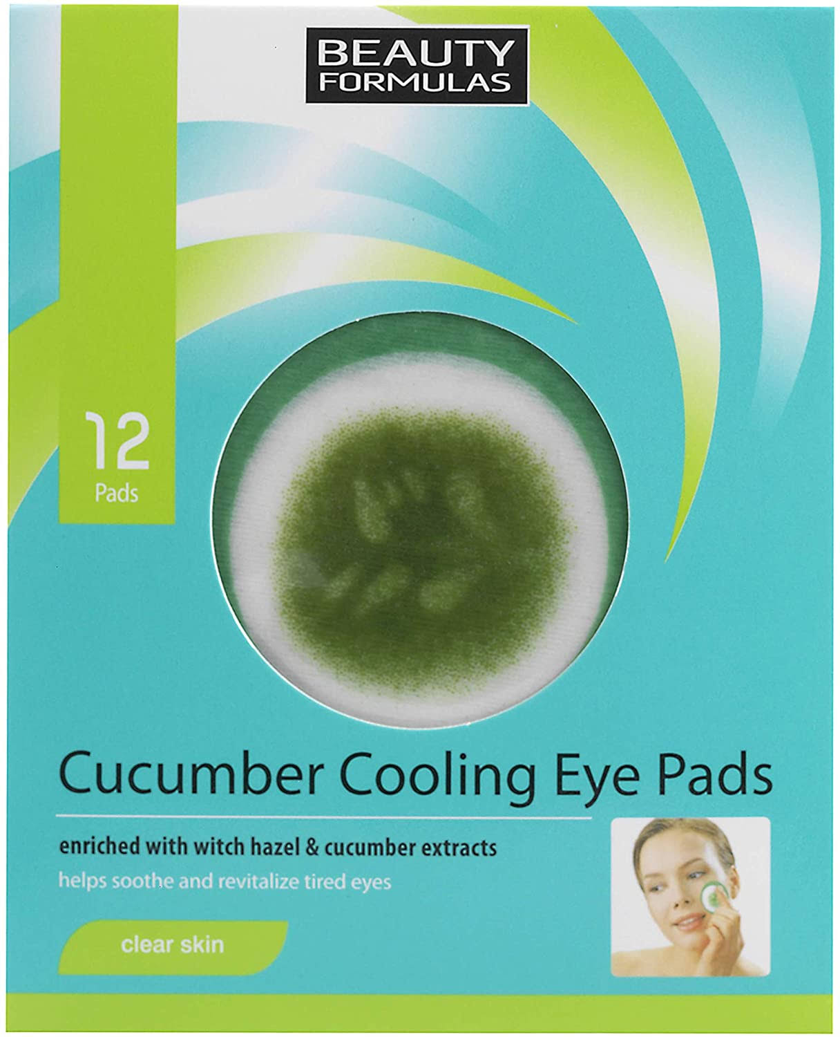 Beauty Formulas Cucumber Cooling Eye Pads