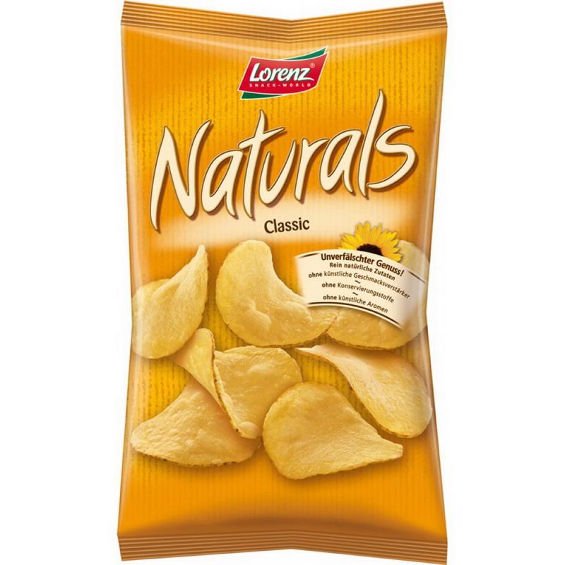 Lorenz Naturals Classic Chips, 3.5 oz/100 G