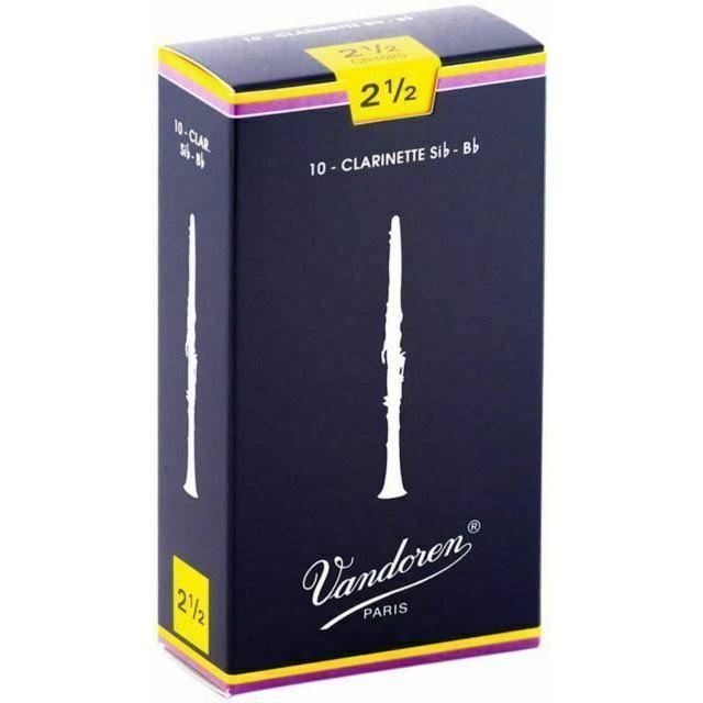 Vandoren Bb Clarinet #2.5 Reed - Single