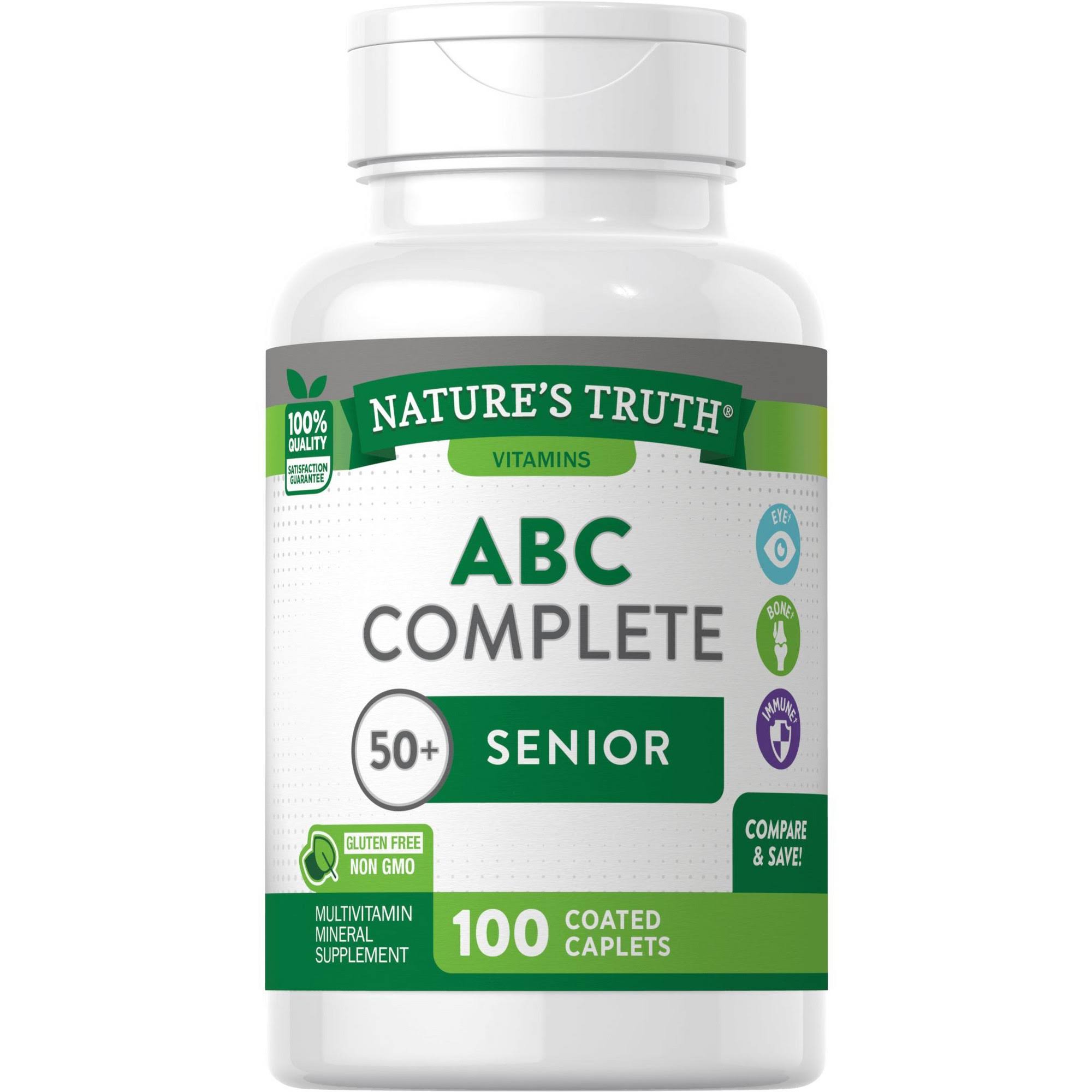 Natures Truth Abc Complete Senior 50+ Multivitamin - 100 Caplets
