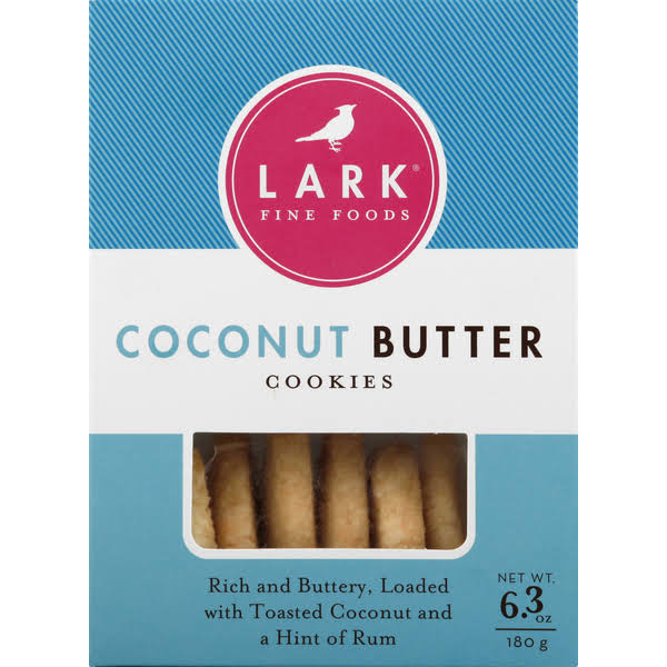 Lark Fine Foods' Coconut Butter Cookies - Box of 12