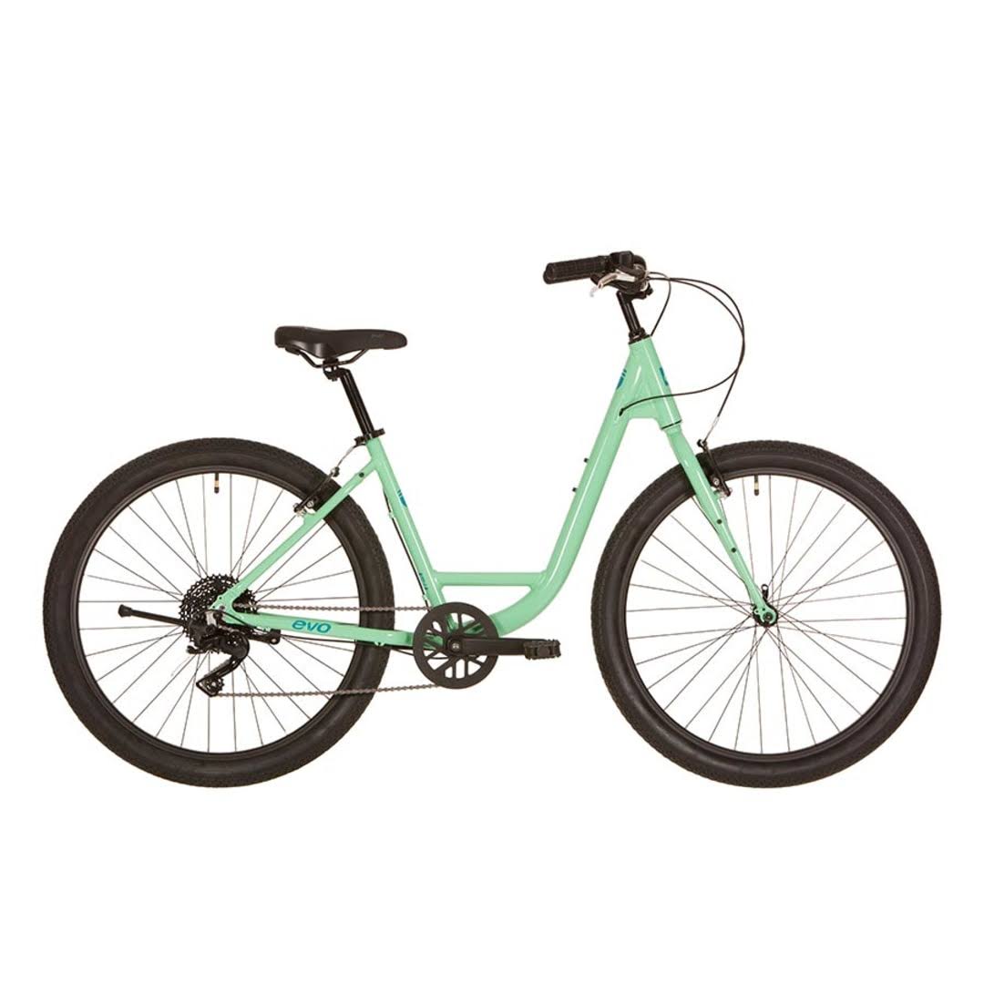 Evo PTH Low Step Hybrid Bicycle Green, SM
