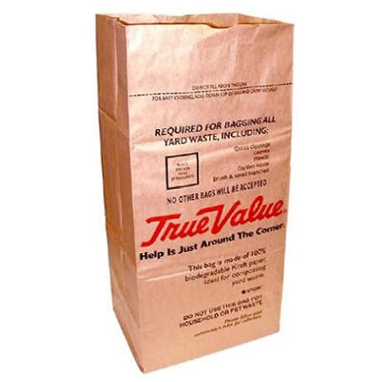 Ampac True Value Paper Lawn and Leaf Bag - 30 Gallon, 5 Count