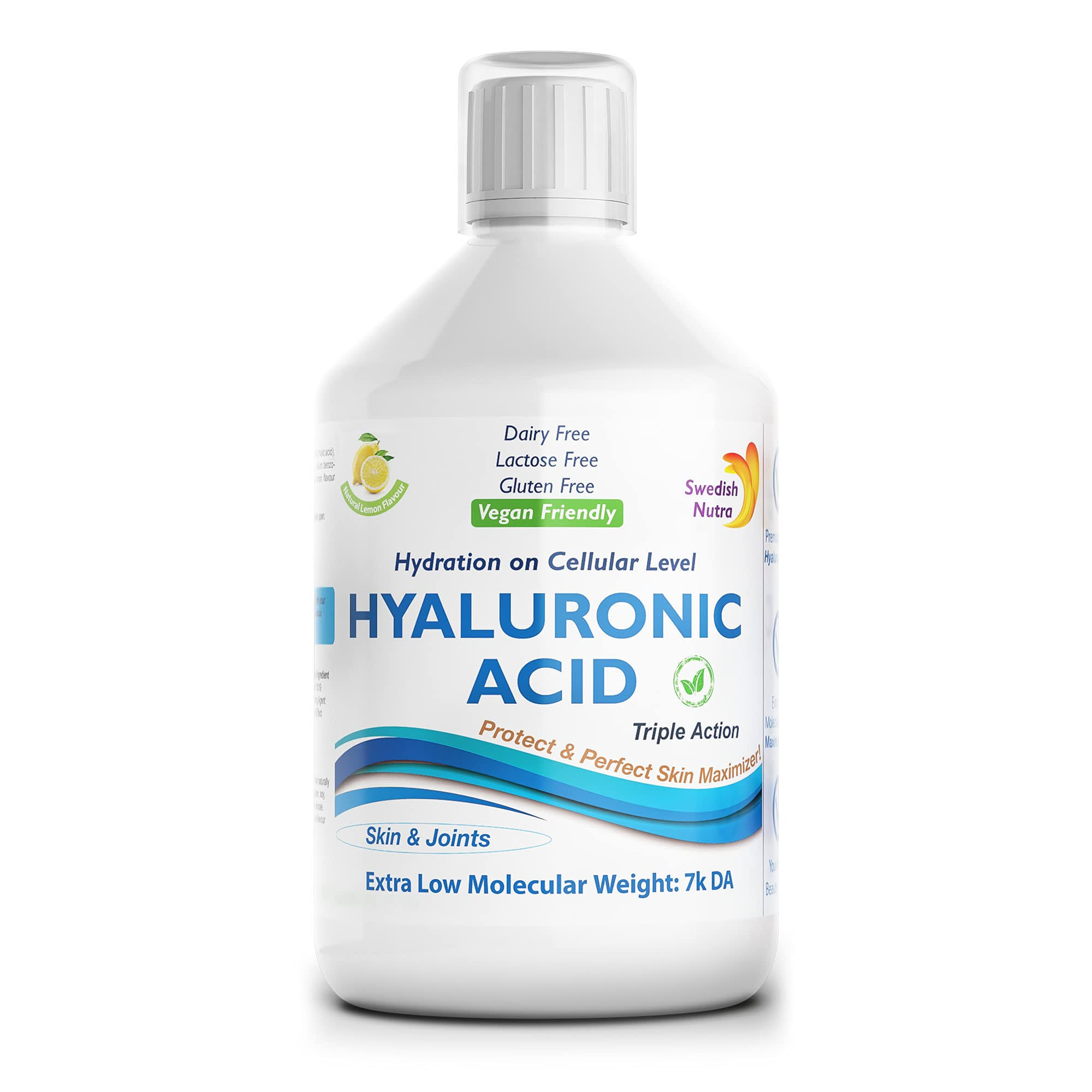 Swedish Nutra Hyaluronic Acid Skin & Joints Triple Action Vitamin Liquid