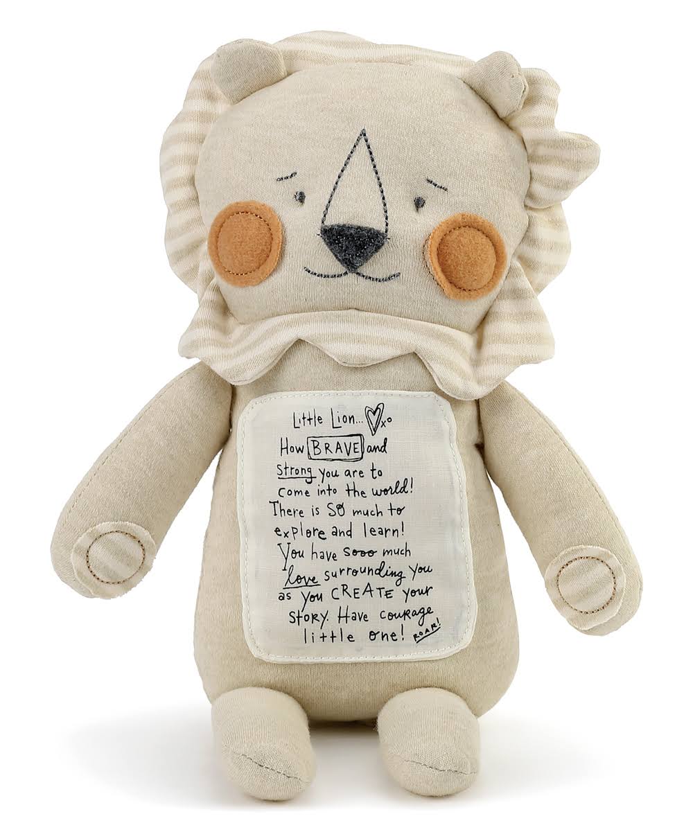 DEMDACO Stuffed Animal Noah's Ark 'Brave Little Lion' Plush Toy One-Size