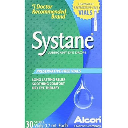 Systane Lubricant Eye Drops 30 Vials Each Box