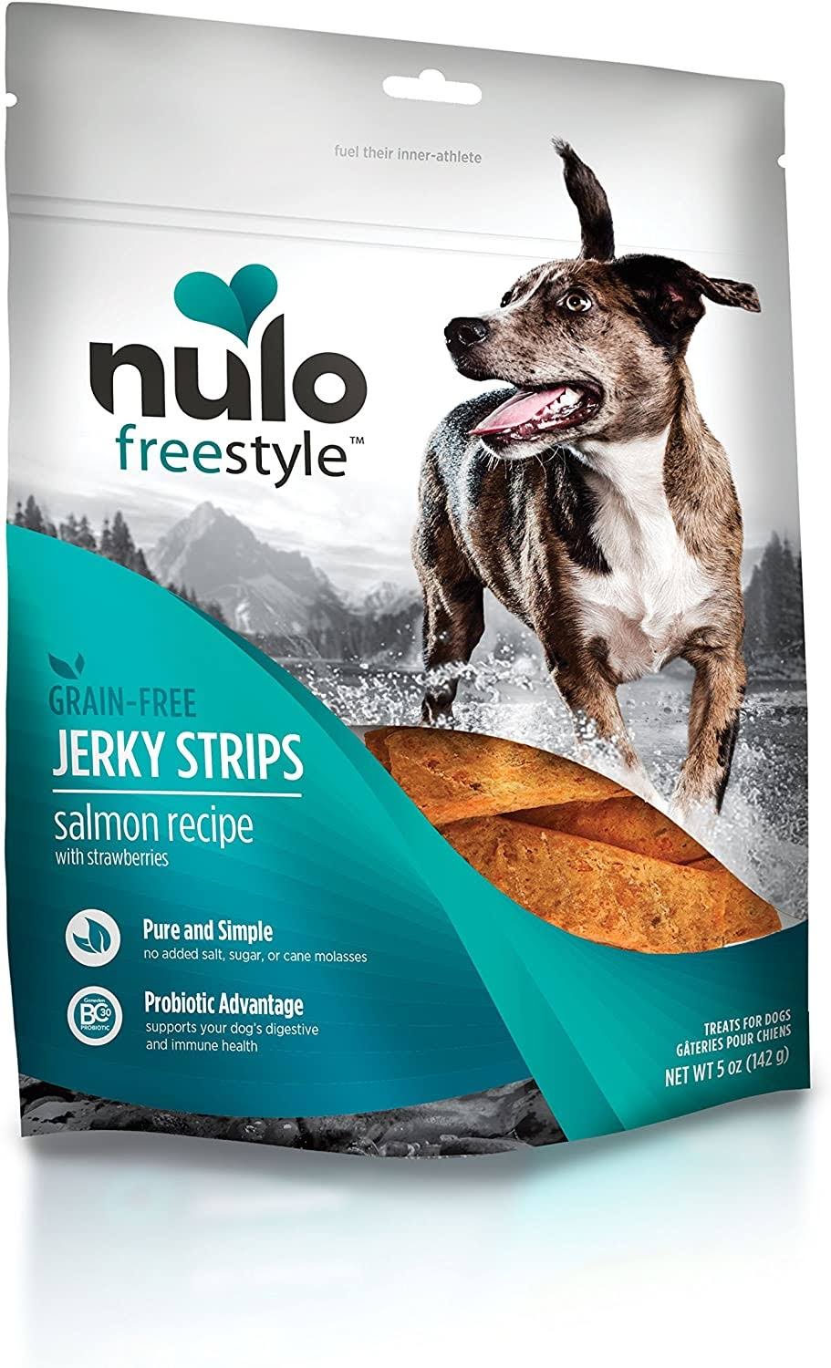 Nulo Freestyle Jerky Dog Treats: Healthy Grain Free Dog Treat - Natural Dog Treats For Training or Reward - Real Meat Jerky Strips For Puppy And Adult
