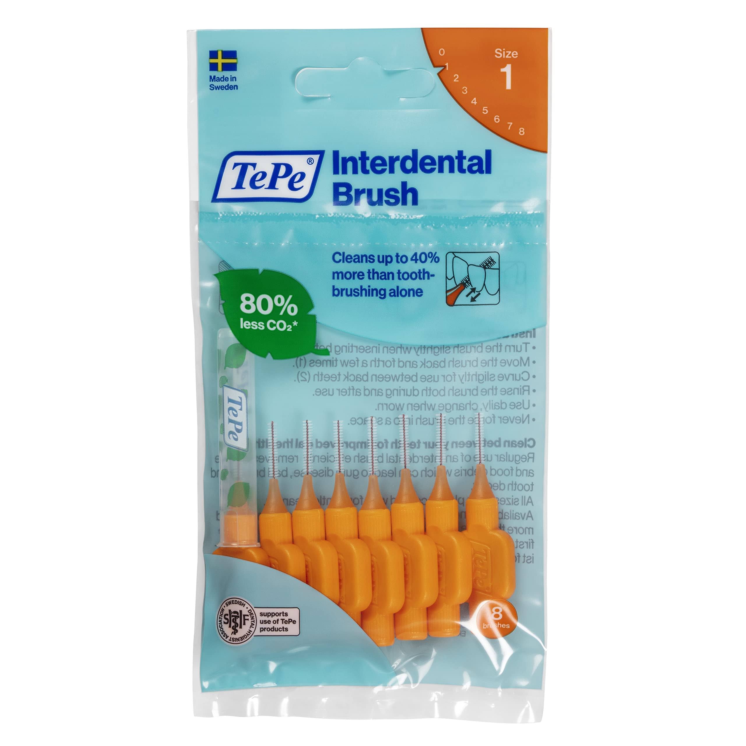 TePe Interdental Brush Original Orange 0.45mm size 1 - 8pcs