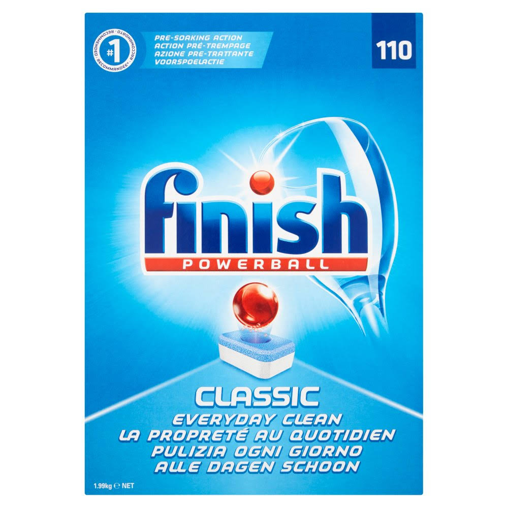 Finish Classic Mega Pack Dishwasher Tablets - 110 Pack