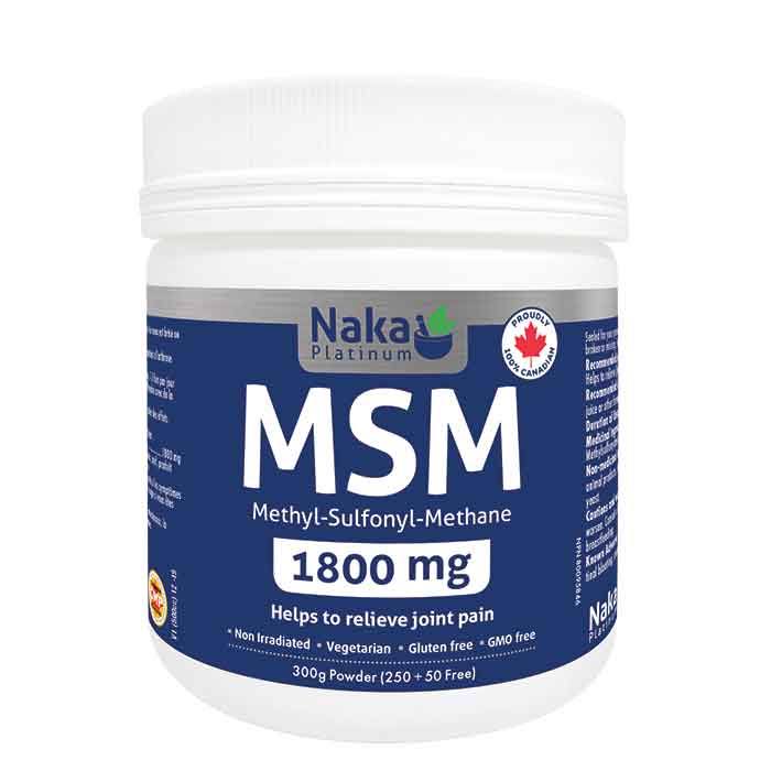 Naka Plat MSM 1800mg 300g powder