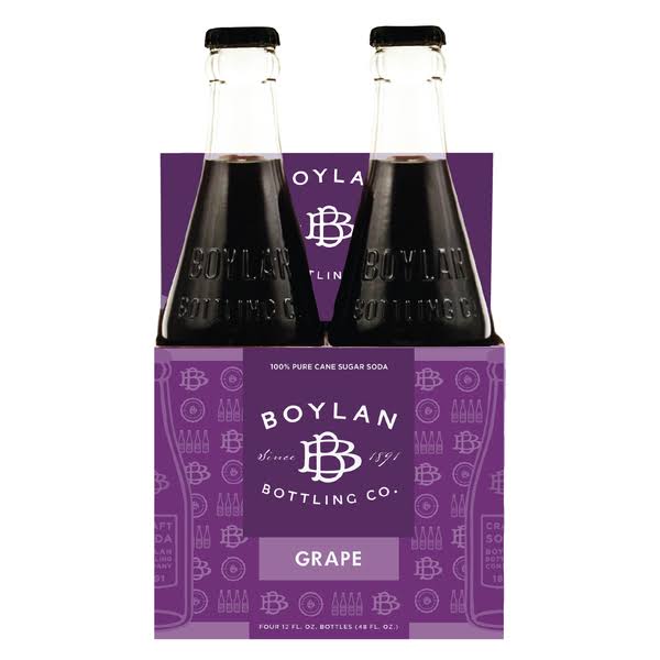 Boylan Bottling Co. Grape Cane Sugar Soda - 12.0 fl oz