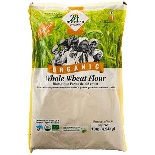 Organic Whole Wheat Flour (Atta) - 10 lbs