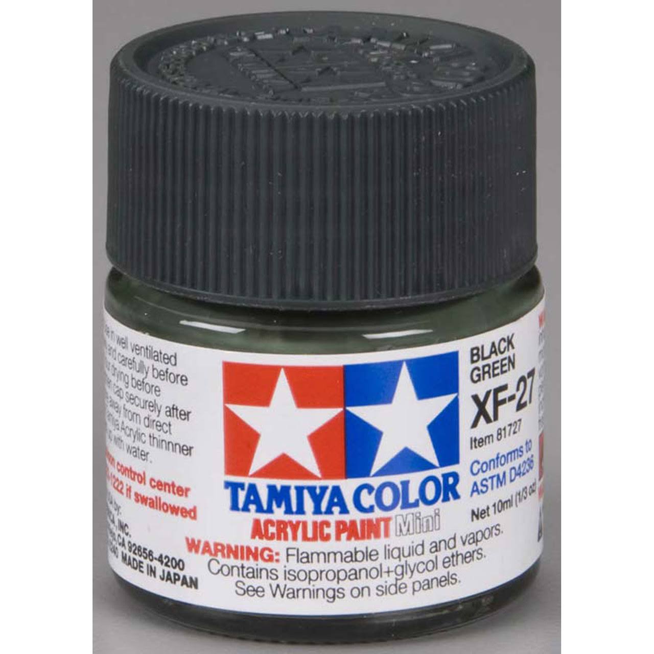 Tamiya Acrylic Mini XF-27 Black Green