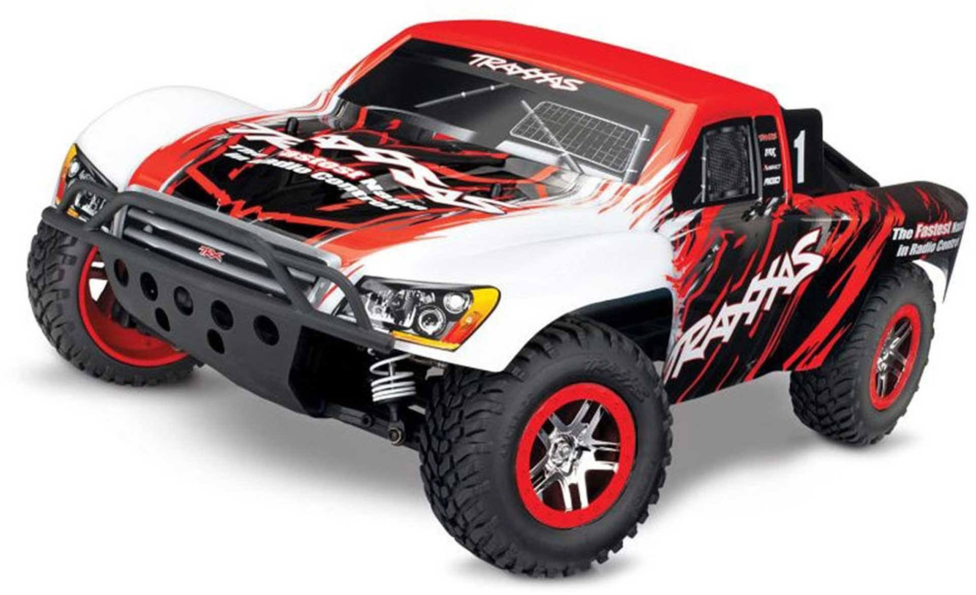 Traxxas 68086-4 Slash 4x4 1/10 4WD Brushless Short Course Truck (Red)