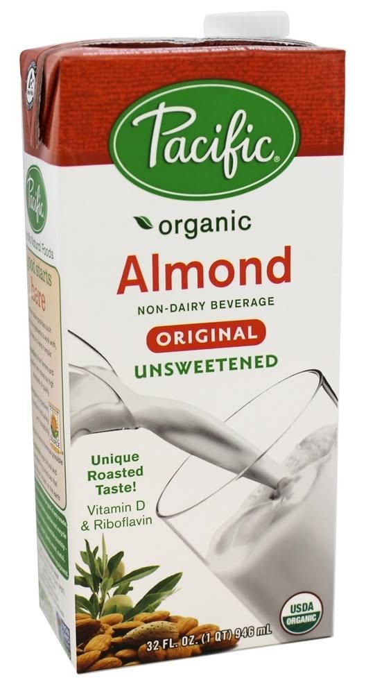Pacific Organic Almond Non-Dairy Beverage Original - Unsweetened, 32oz
