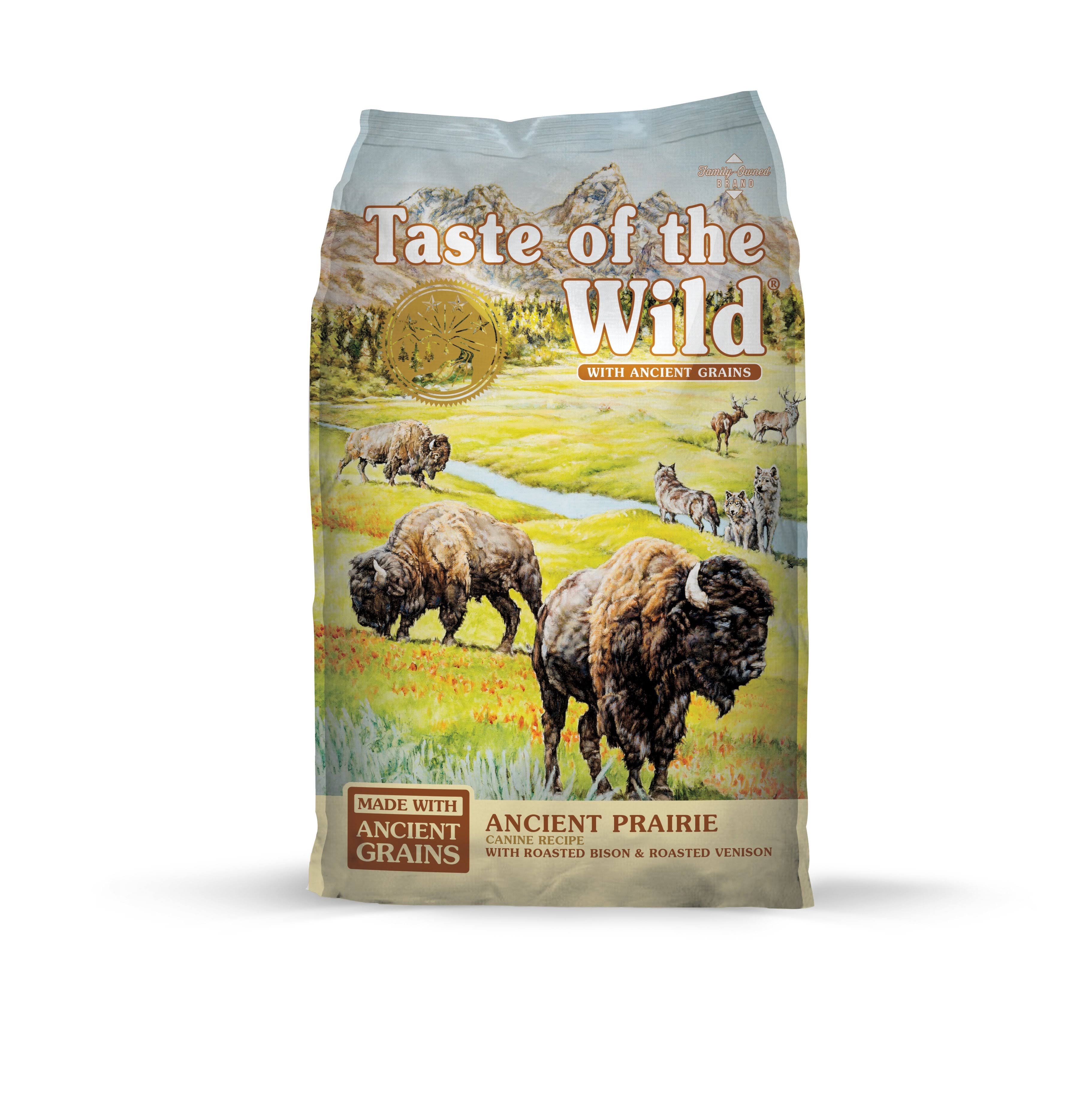 Taste of The Wild Ancient Prairie with Ancient Grains Dry Dog Food - 5 lbs.