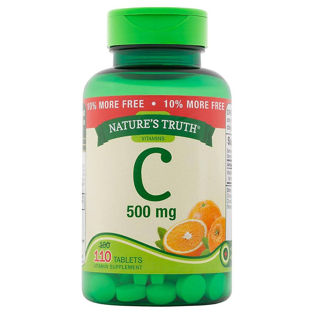 Nature's Truth Vitamin C, 500 mg, Tablets, 110 EA