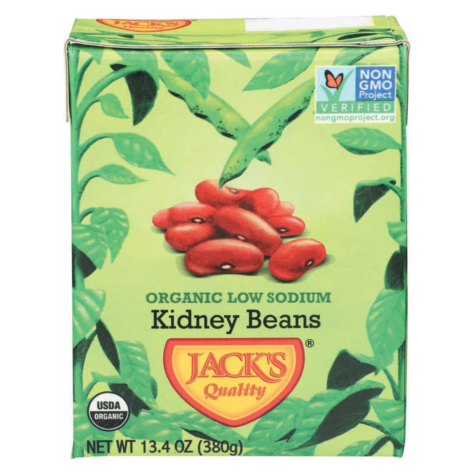 Jack's Quality Organic Low Sodium Kidney Beans