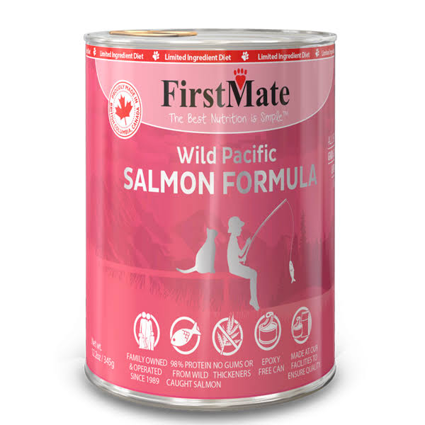 FirstMate-CAT-Canned Food 12.2 oz Salmon Formula