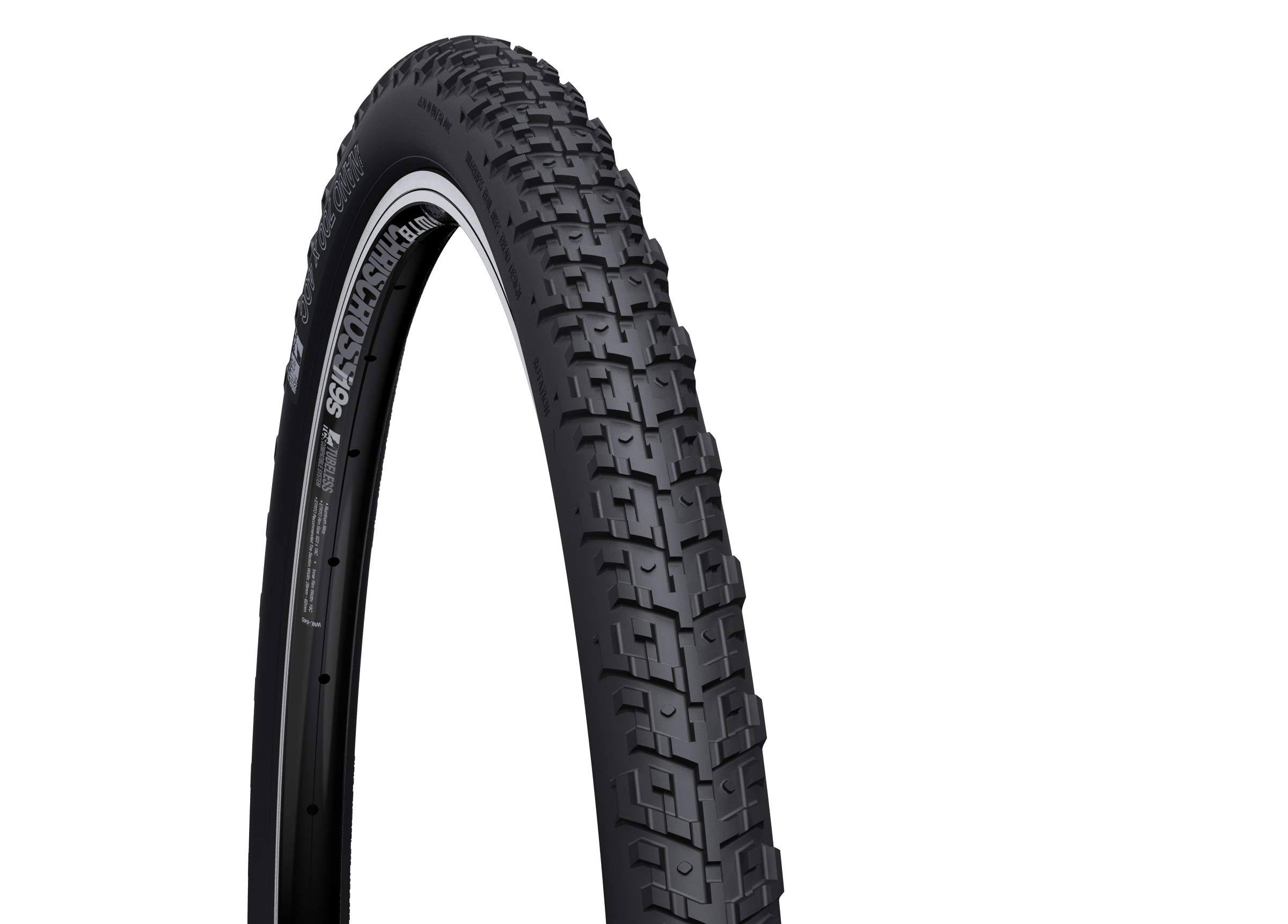 WTB Nano TCS Light and Fast Rolling Folding Cross Tire - 700 x 40c, Black