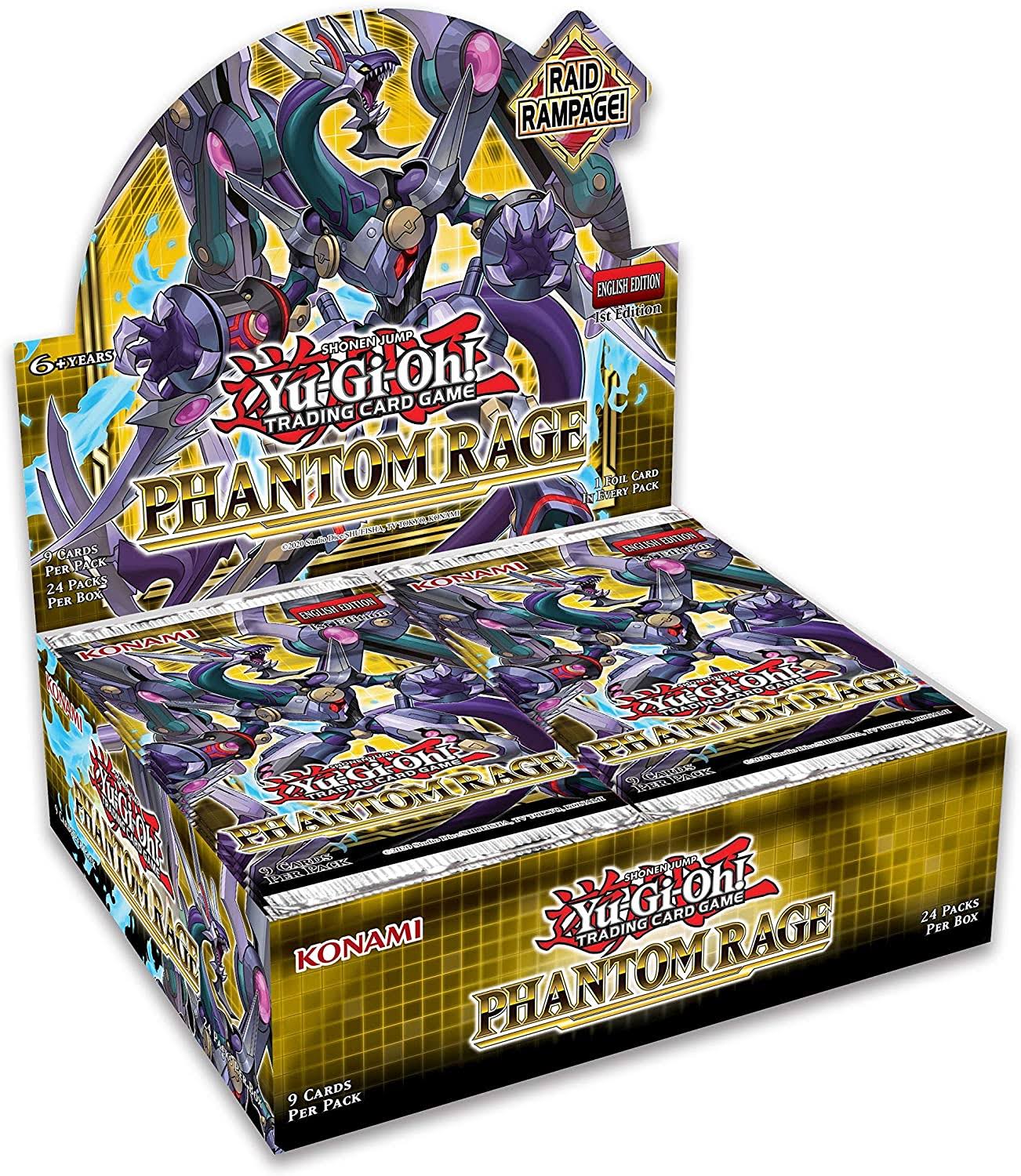 Yu-Gi-Oh Phantom Rage Booster Display Box