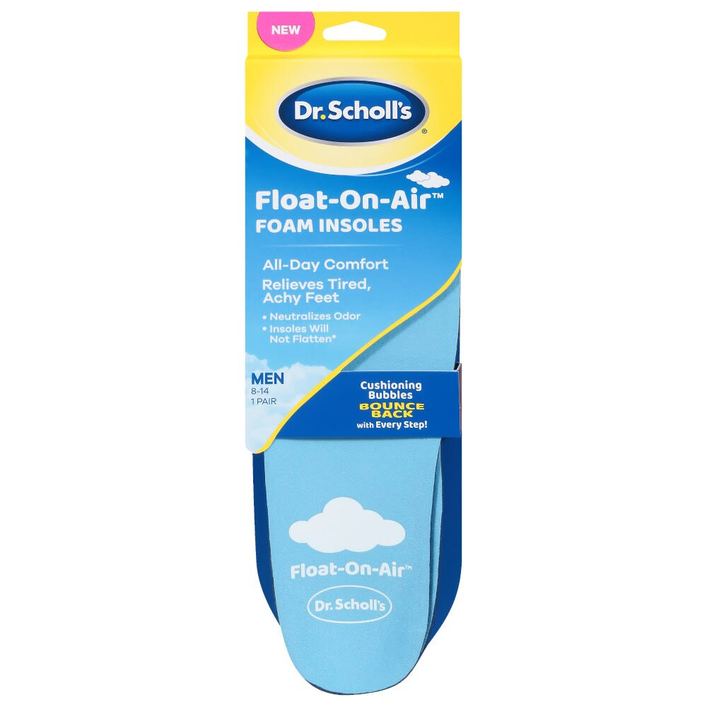 Dr. Scholl's Float-On-Air Insoles For Men, Shoe Inserts That Relieve
