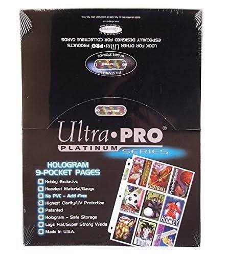 Ultra Pro Platinum Hologram - 9 Pocket Pages