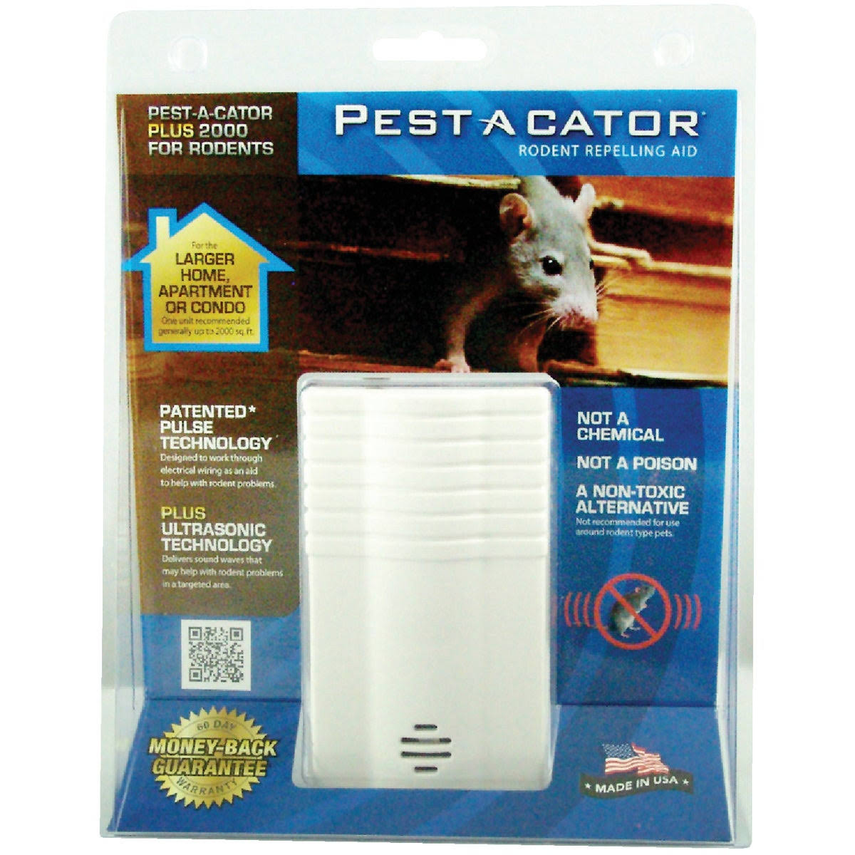 Pest-A-Cator Plus 2000 Electronic Rodent Repeller