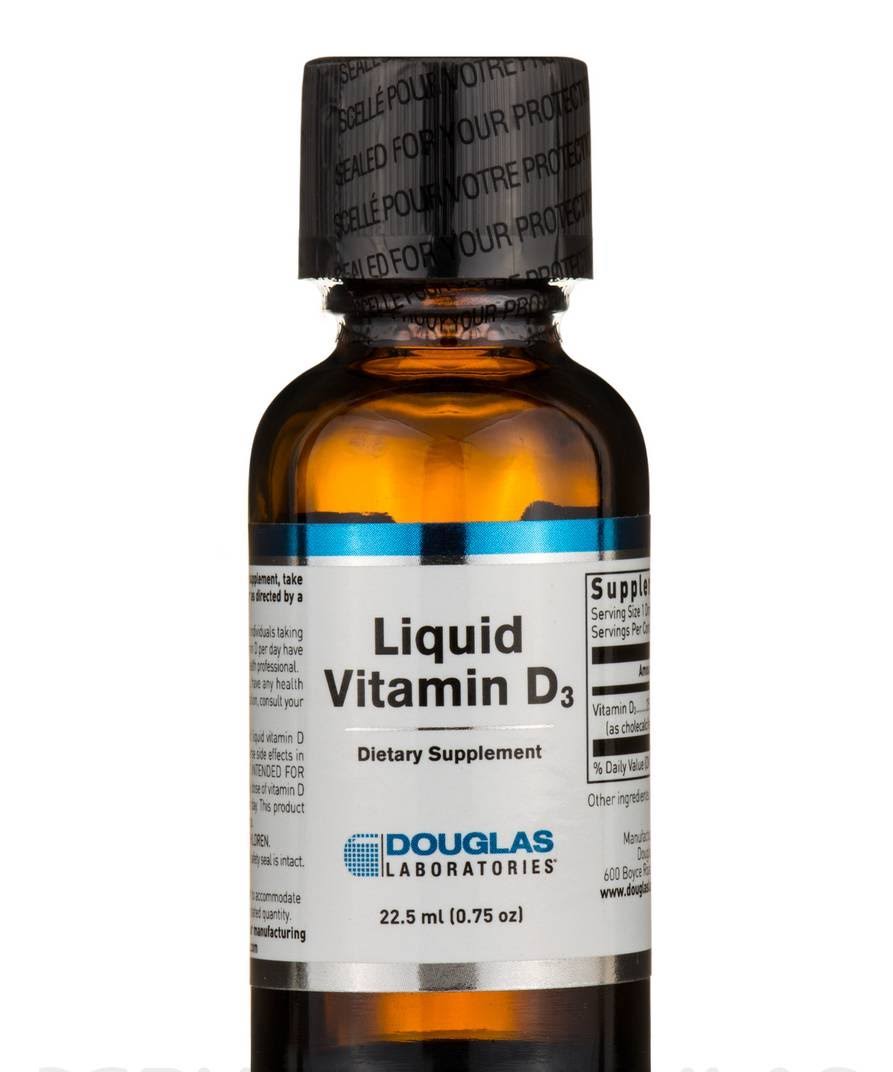 Douglas Laboratories Liquid Vitamin D-3 - 0.75 oz (22.5 ml)