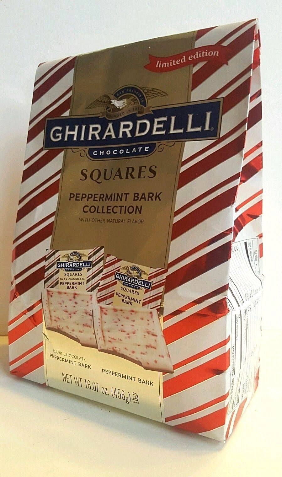 Ghirardelli Chocolate Peppermint Bark Dark & Peppermint Bark Collection