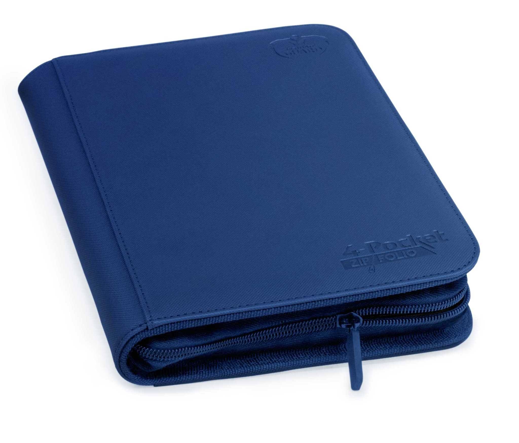 Ultimate Guard XenoSkin ZipFolio - Dark Blue, 4 Pocket