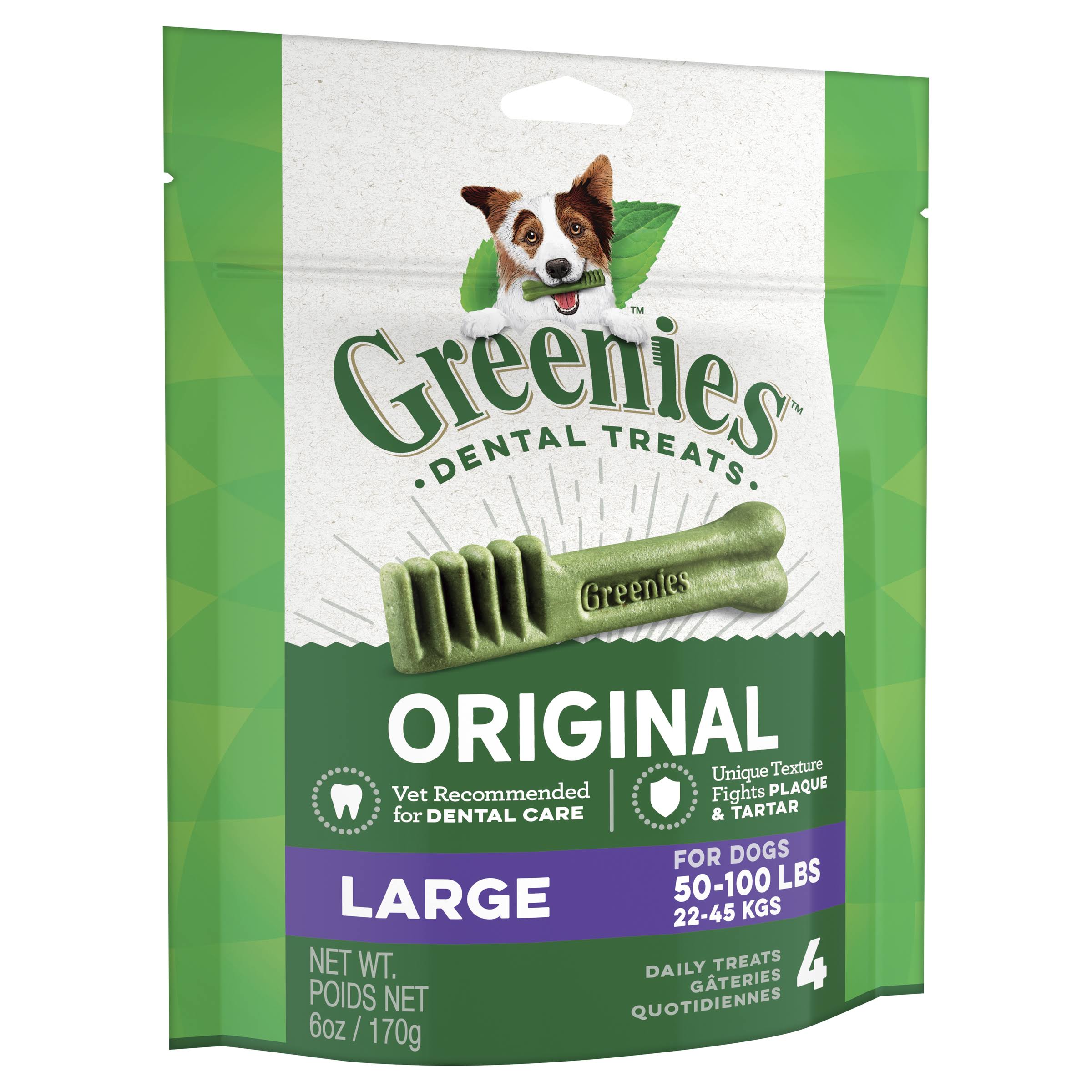 Greenies Dental Chews for Dogs - Large, 4 Chews