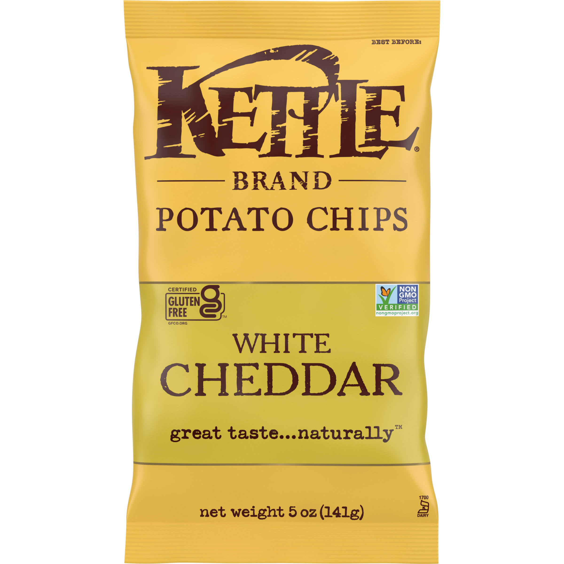 Kettle Potato Chips - New York Cheddar, 5oz