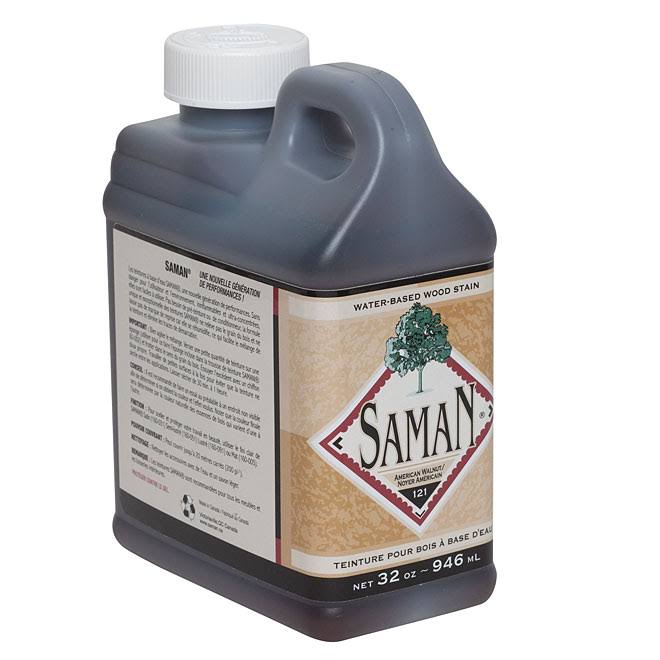 Saman Water-Based Wood Stain - Amber Walnut TEW-121-1L